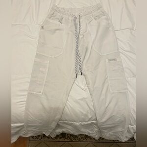 Jaanuu White Scrub Pants